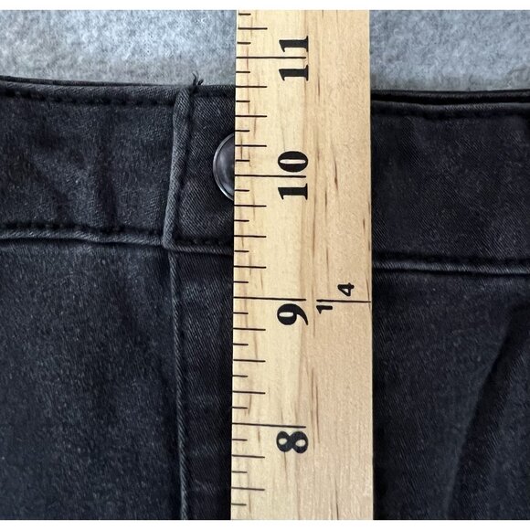 Adam Levine Black Jeans Women’s Size 17 Skinny Distressed Raw Hem - Picture 16 of 16